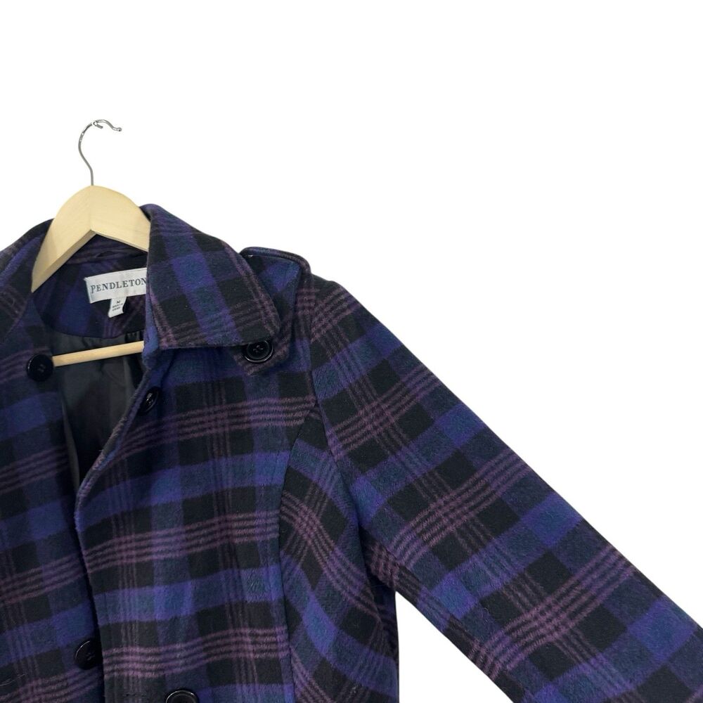 Pendleton Medium Plaid Button Jacket Wool Blend C… - image 8